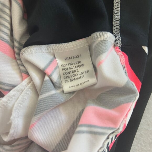 Tail Activewear Dress XS Golf Tennis UPF 50+ Diagonal Lines Mock Neck Zip/Pocket - Picture 8 of 8